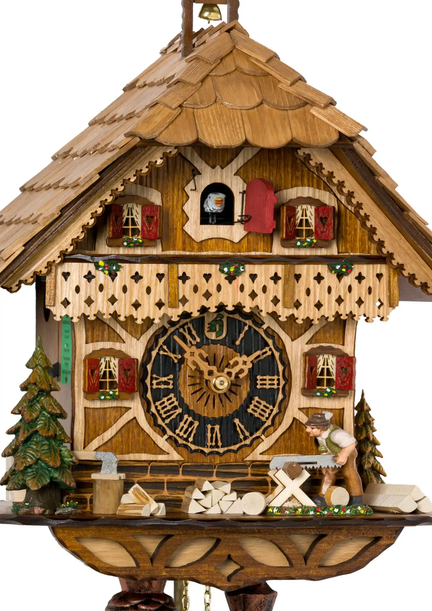 Cuckoo Clock | Wood Sawyer | 8 Day Movement | 742071191